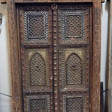 Индийския деревянная дверь